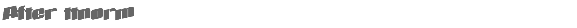 Sample characters After TTNorm Font